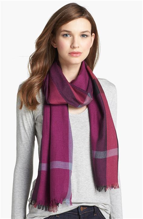 silk and wool burberry scarf|Burberry silk scarf nordstrom.